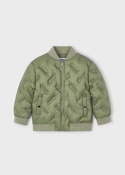 Детско яке бомбър в зелено Mayoral