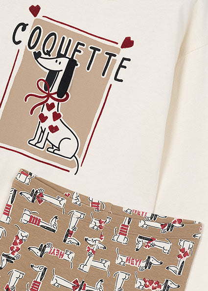 Blouse and leggings set for girls MAYORAL