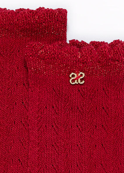 Socks for girls Abel & Lula red