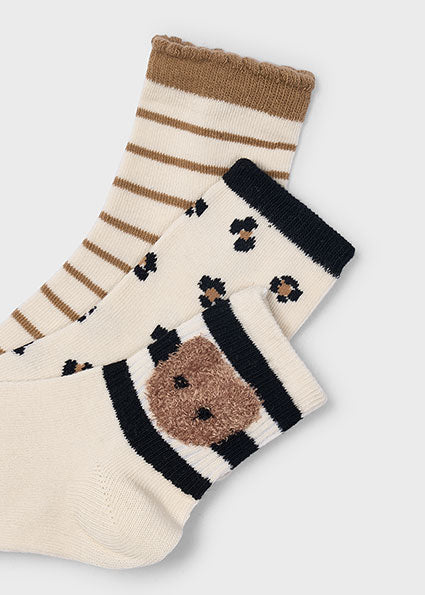 Set of three pairs of socks for girls MAYORAL