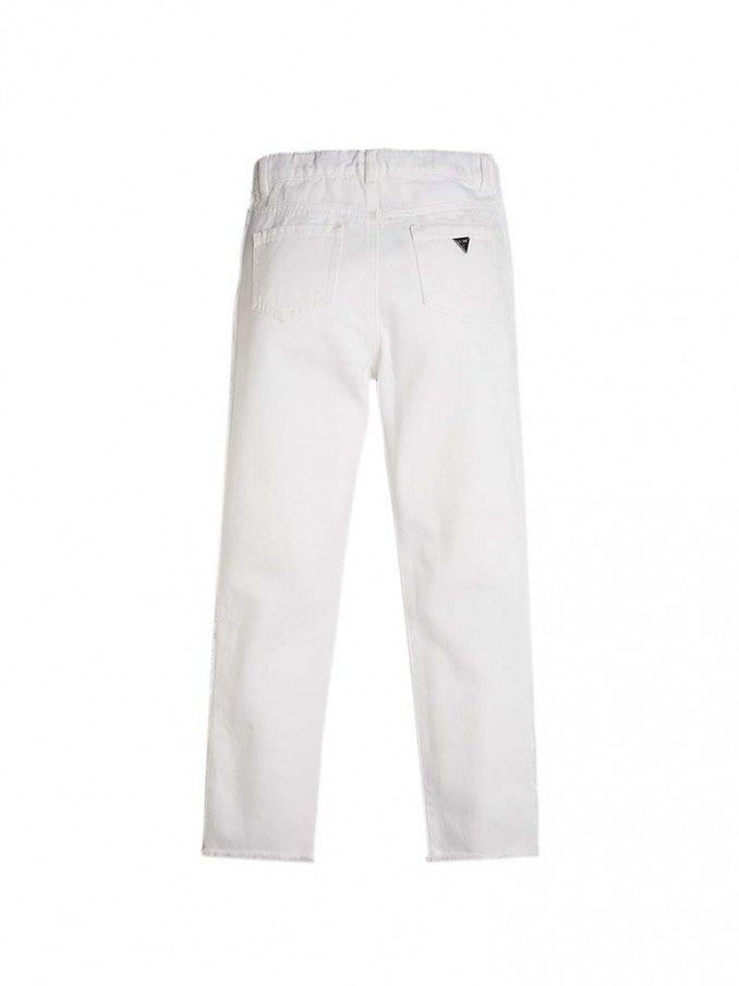 Guess white pants for girls