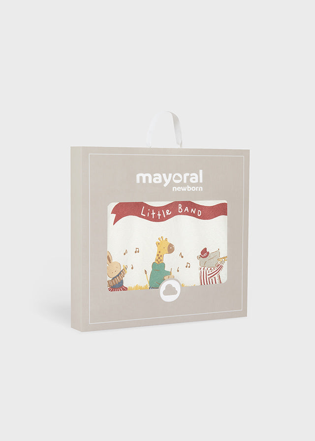 Хавлия за бебе MAYORAL, цвят лайка