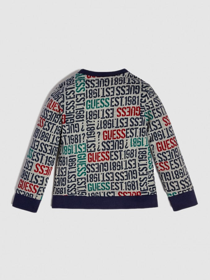 Плътна блуза за момче Guess