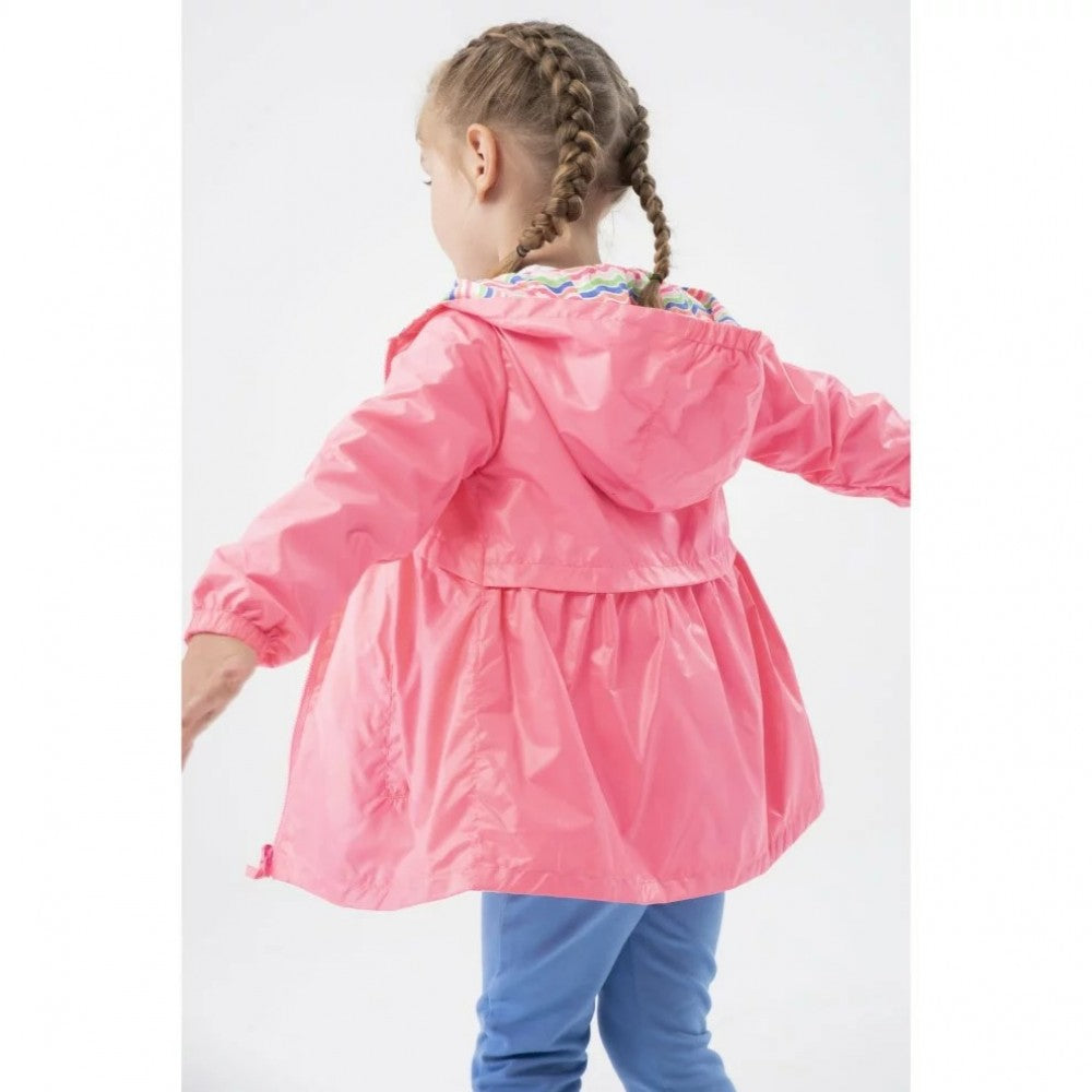 Transitional jacket for girls with two faces BOBOLI