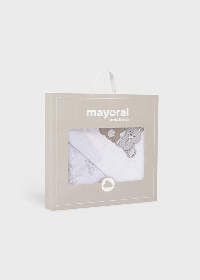 Бебешка хавлия с качулка Mayoral