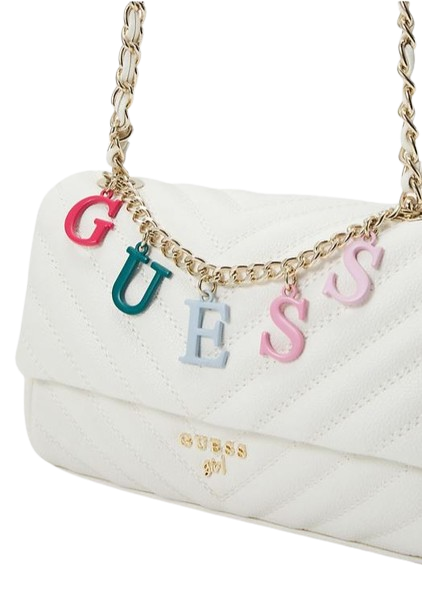 Чанта за момиче в бяло Guess