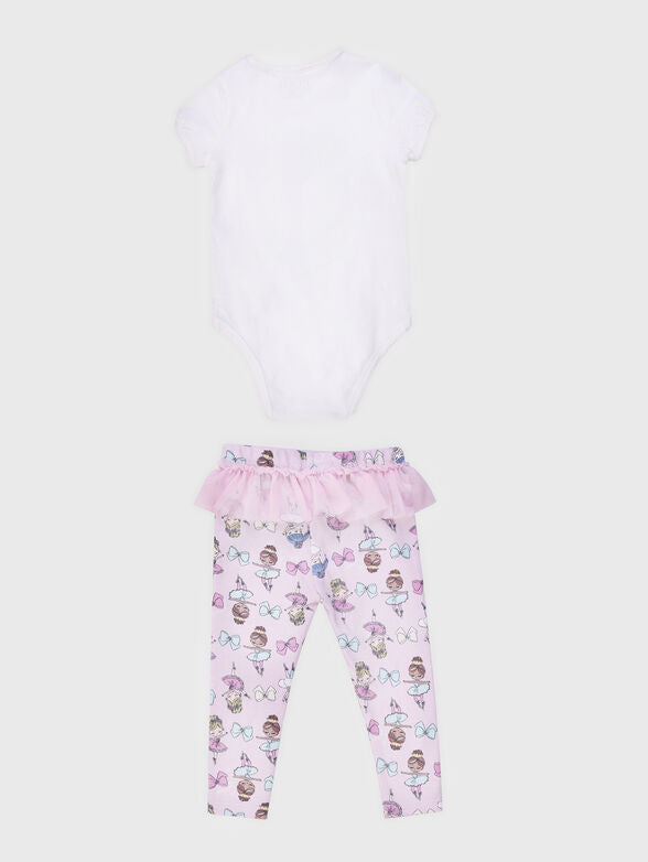 Guess girl's t-shirt and leggings set