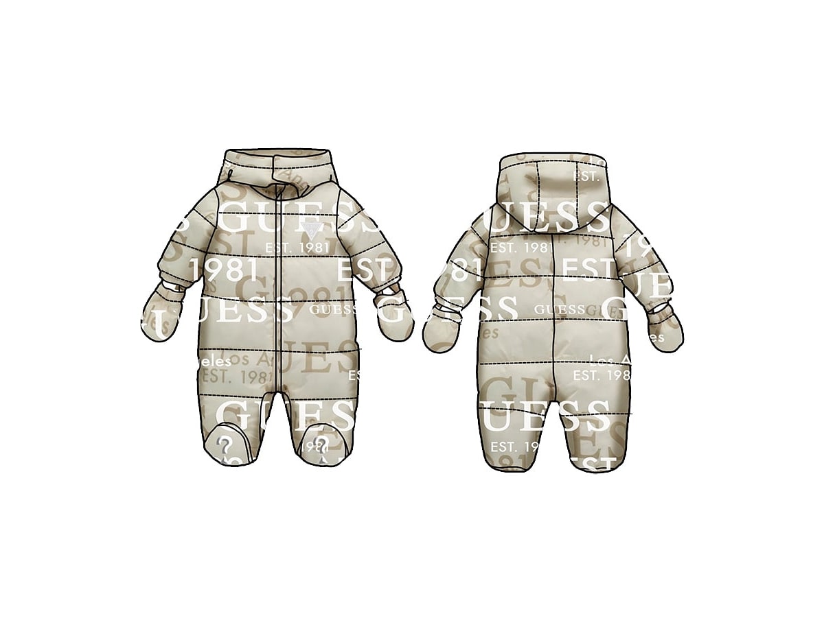 Зимен гащеризон за бебе GUESS