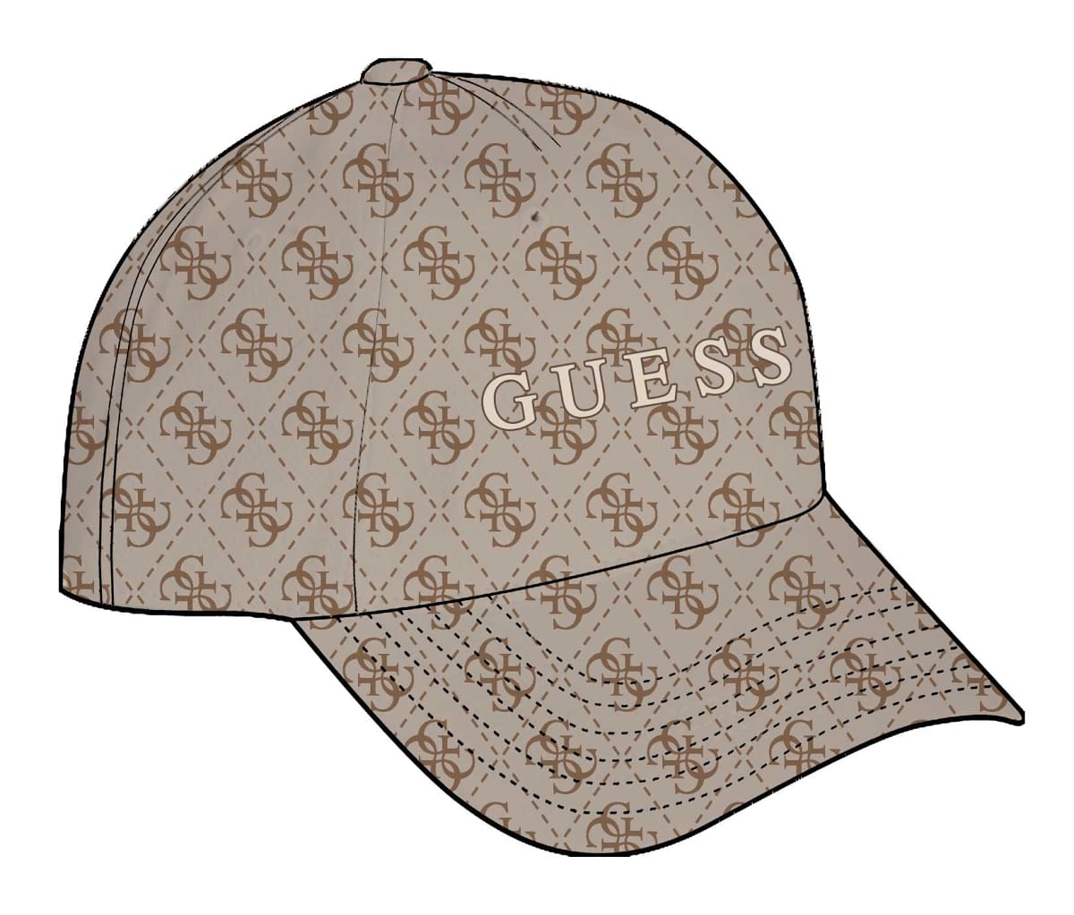 Шапка с козирка за момиче Guess