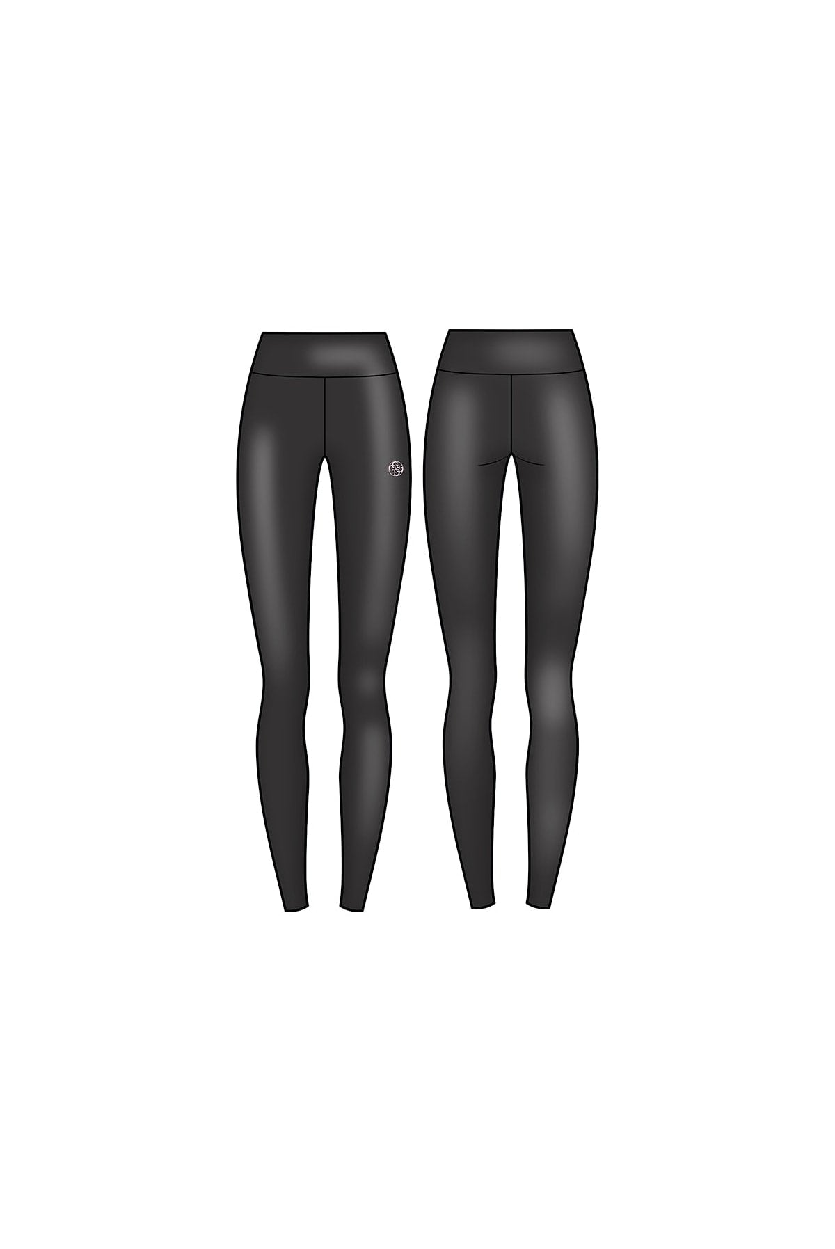 Guess black leggings for girls