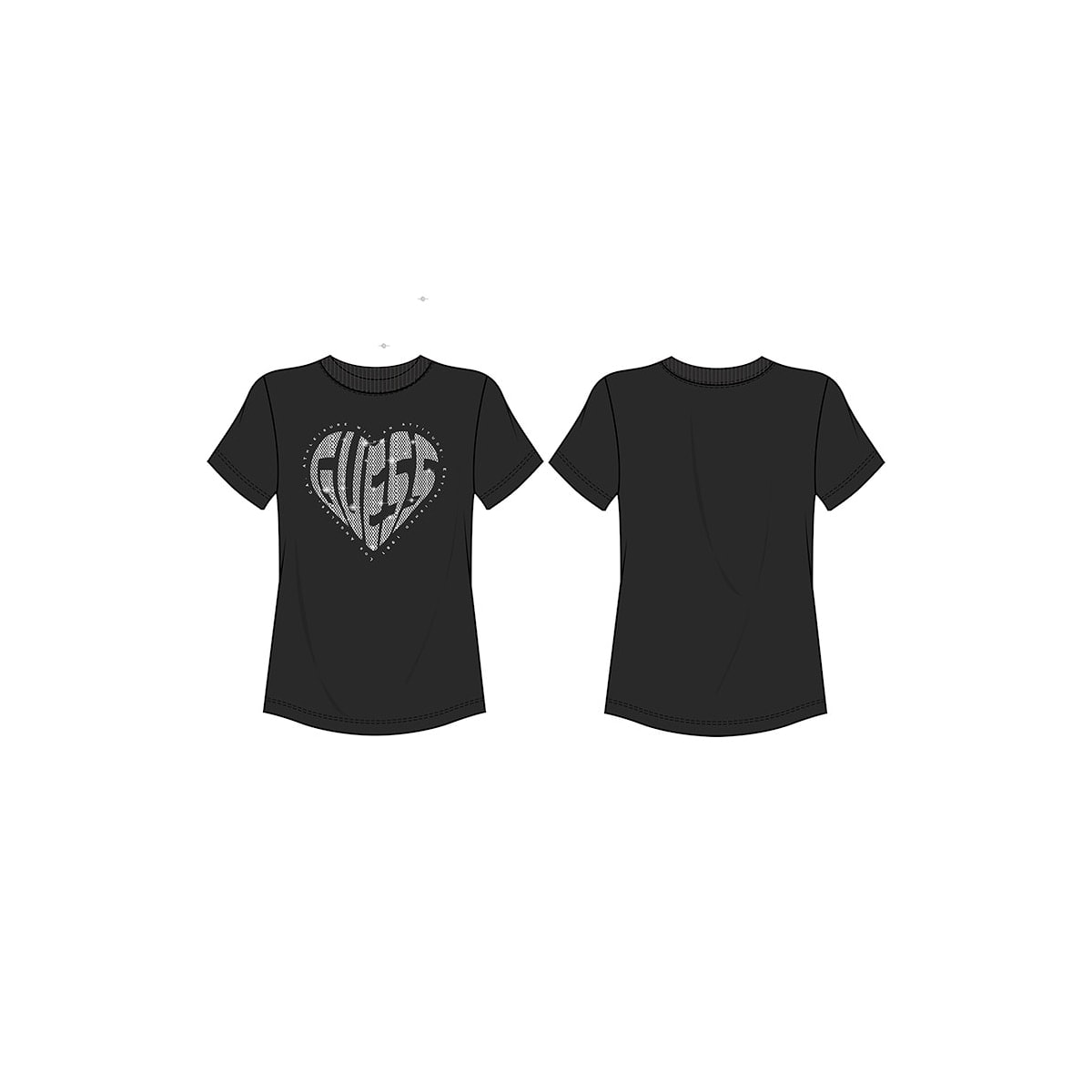 Guess black girl's t-shirt