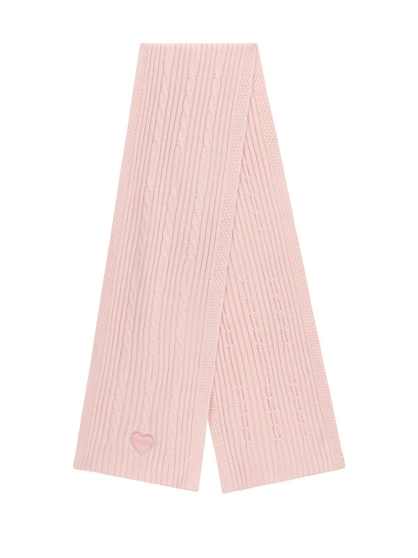 Плетен шал за момиче Guess в розово