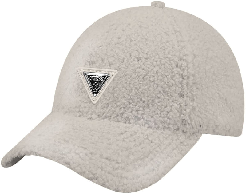 Шапка с козирка от тедди материя за момиче Guess