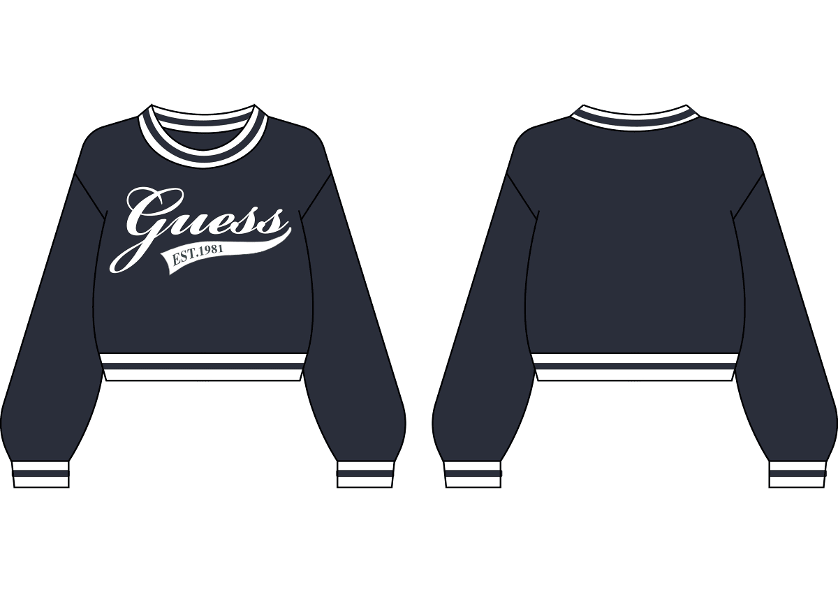 Блуза с дълъг ръкав за момиче Guess