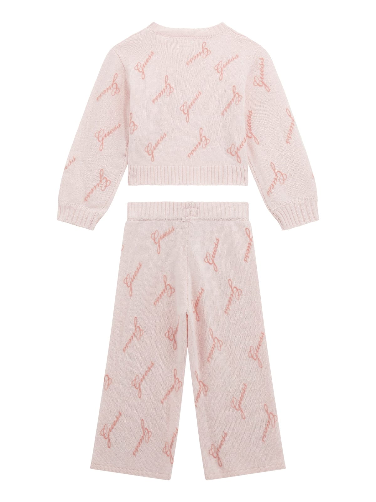Плетен комплект за момиче от две части Guess