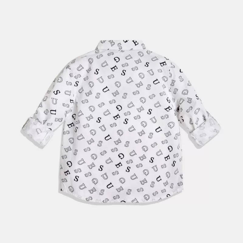 Guess white shirt for boys