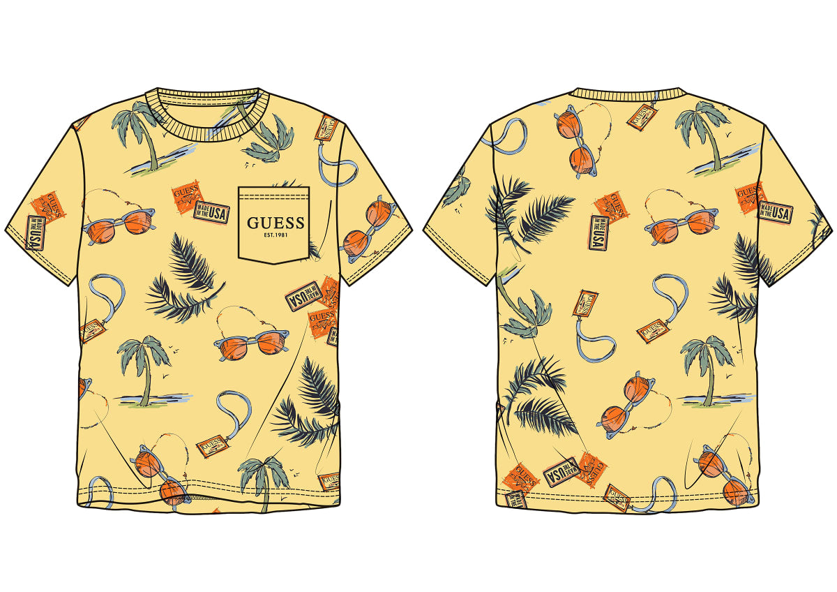 Тениска за момче Guess