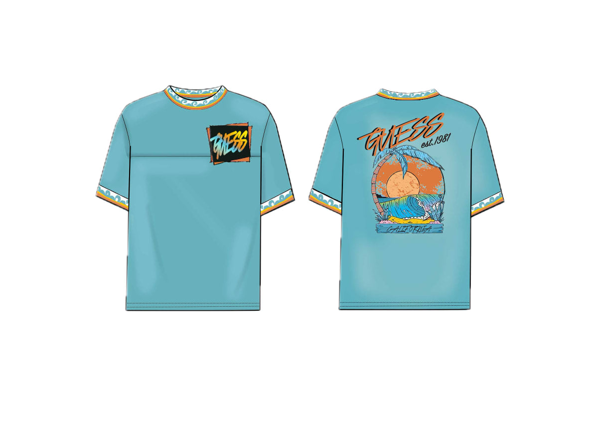 Тениска за момче Guess