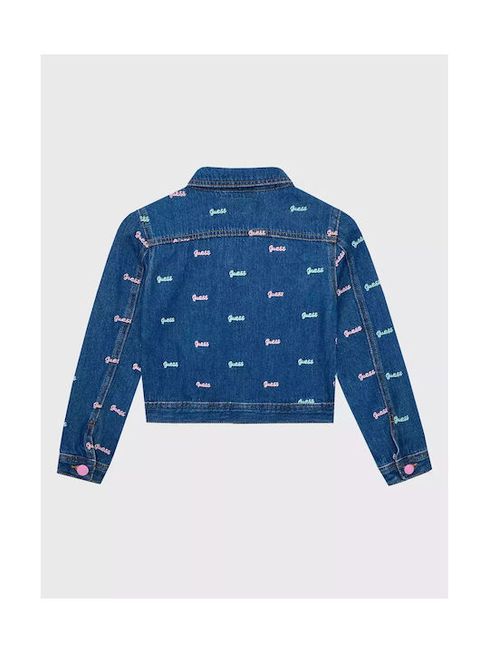 Дънково яке за момиче Guess