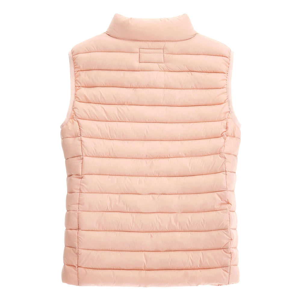 Елек за момиче в бледо розово Guess