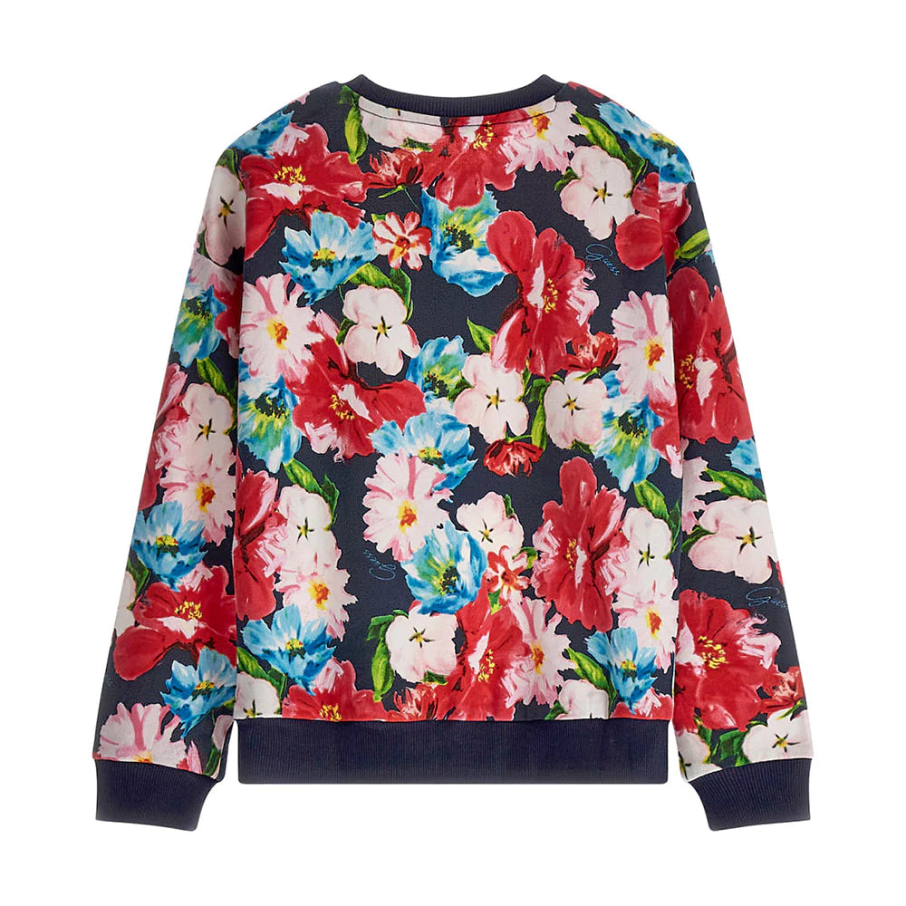 Детска блуза флорален принт Guess