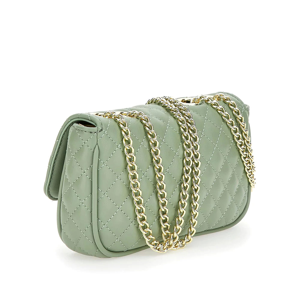 Чанта за момиче в зелено Guess
