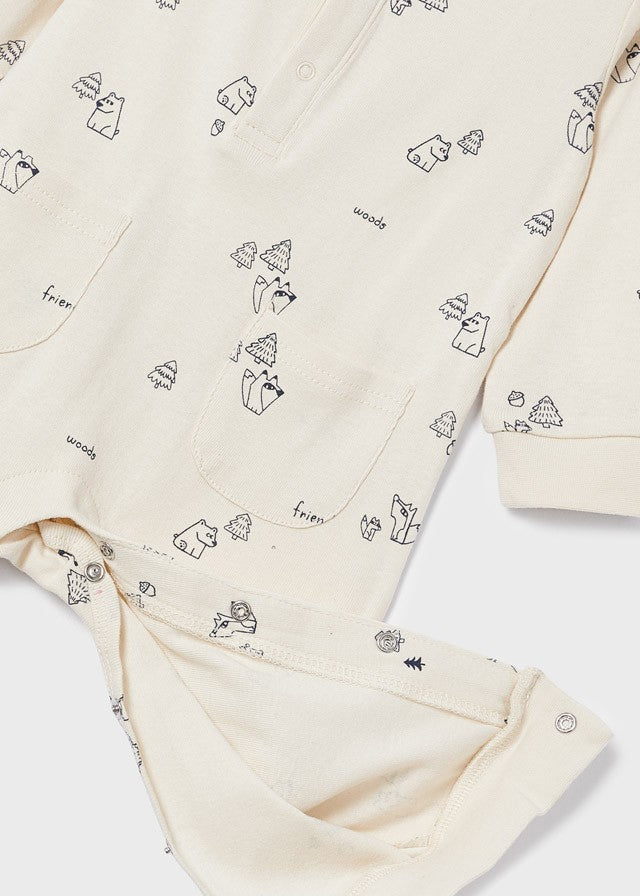 Baby jumpsuit and hat for boy MAYORAL