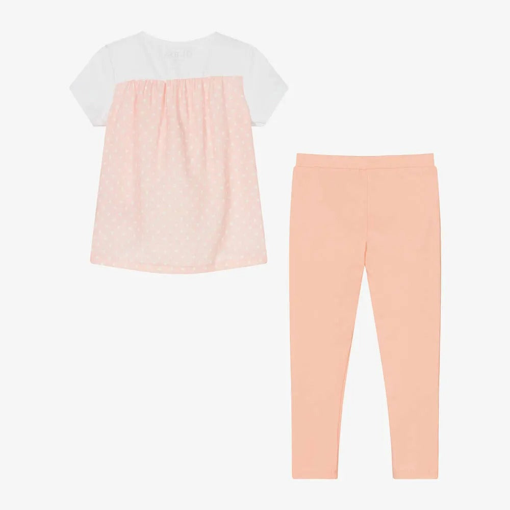 Guess girl's t-shirt and leggings set