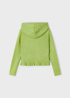 Green cardigan for girls MAYORAL