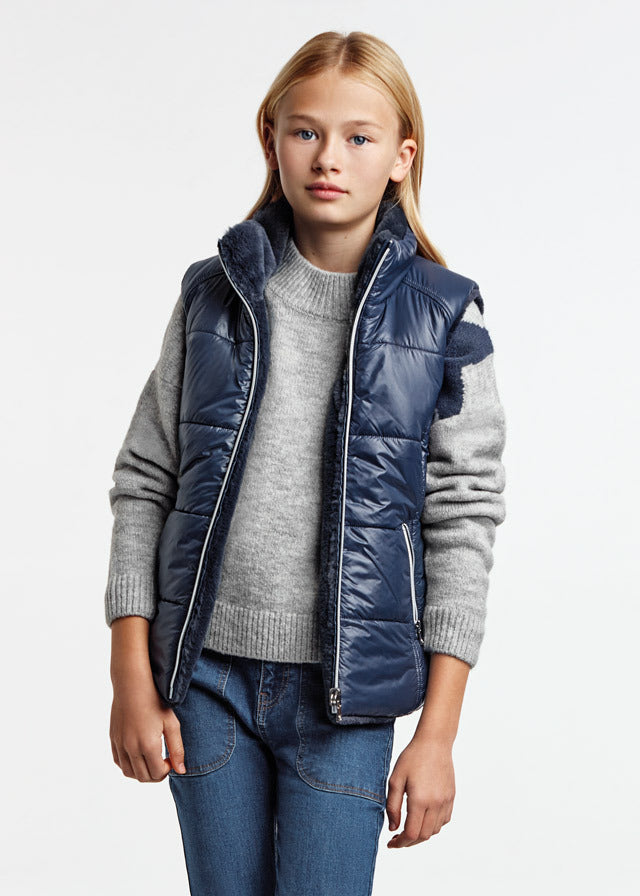 Children's vest two-faced for girl MAYORAL