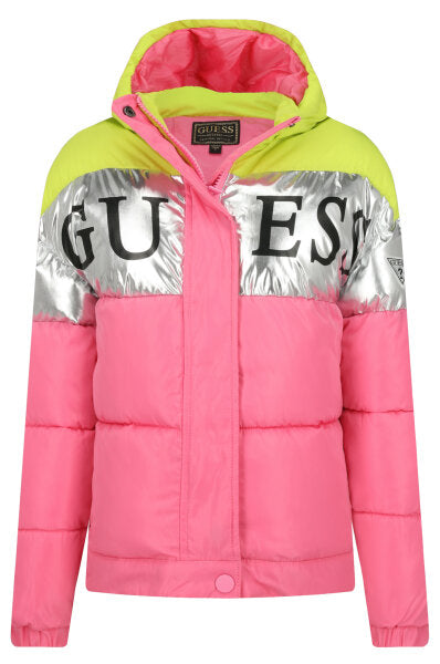 Зимно яке в розово Guess
