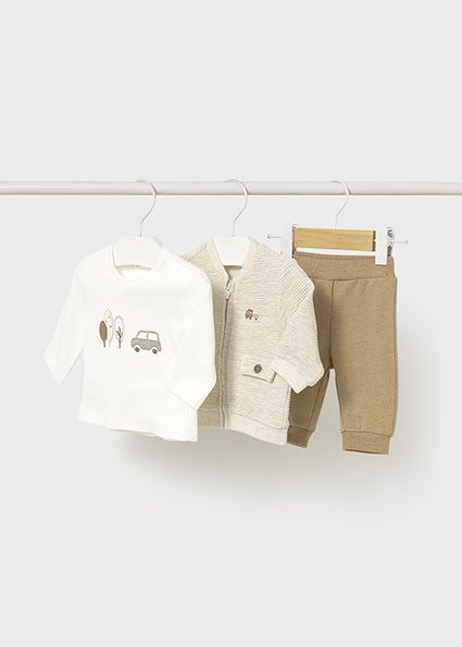 Three-piece baby set for boy MAYORAL