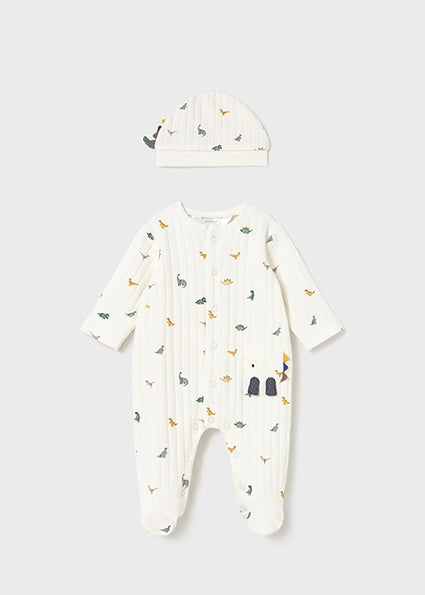 Baby jumpsuit set with hat MAYORAL