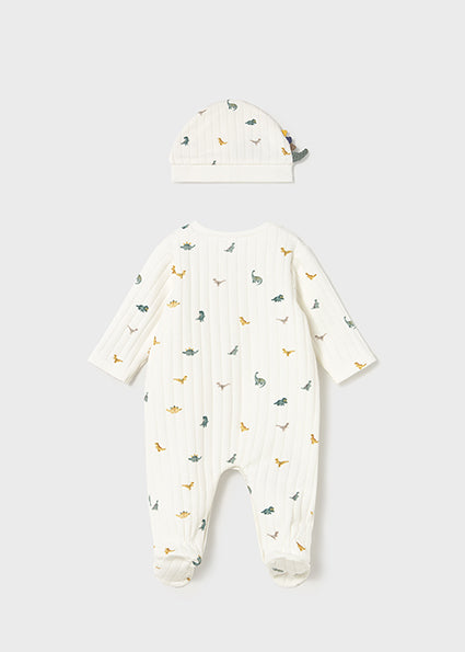 Бебешки комплект гащеризон с шапка MAYORAL