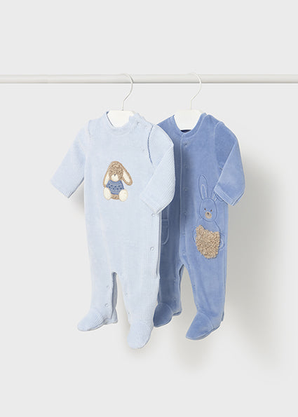 Baby set of two overalls for boy MAYORAL