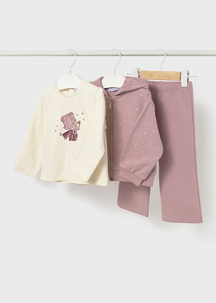 Three-piece set for girl MAYORAL