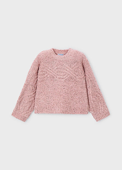 Sweater for girls with sequins MAYORAL