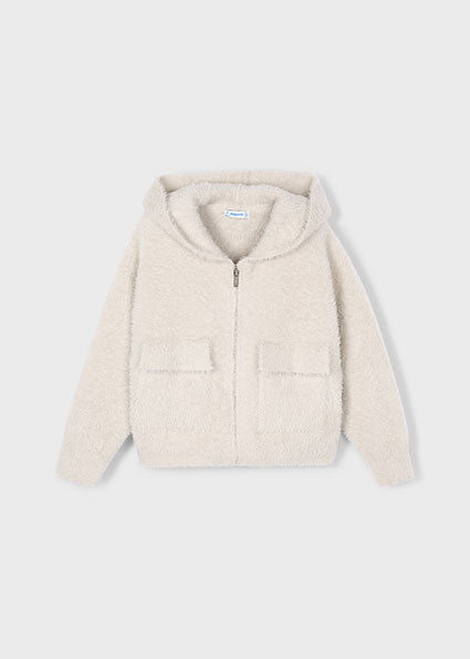 Mayoral girl's fluffy cardigan