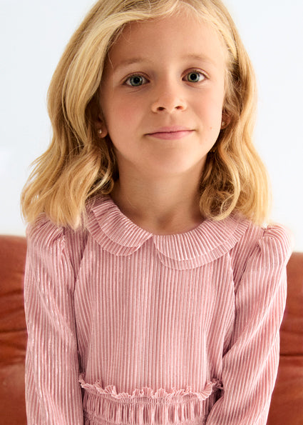 Рокля за момиче в розово Abel & Lula