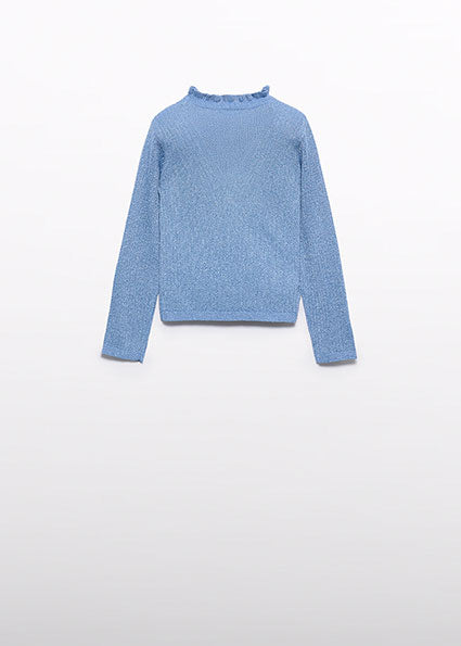 Abel &amp; Lula blue polo shirt for girls