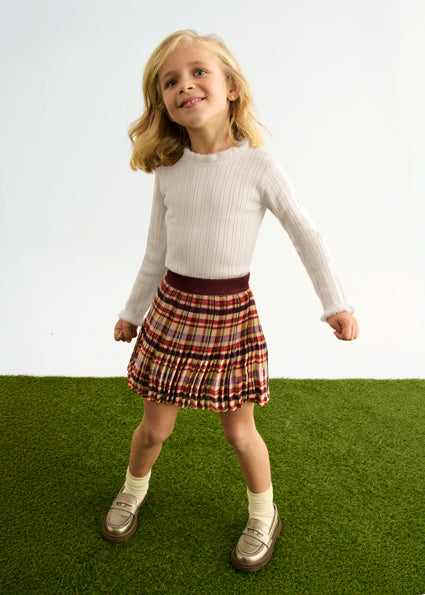 Abel &amp; Lula beige polo shirt for girls