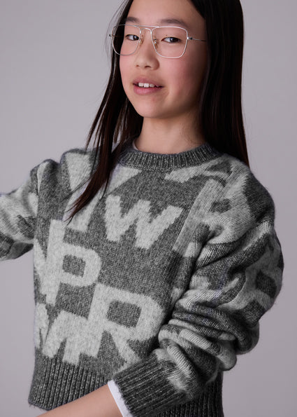 Gray sweater for girl MAYORAL