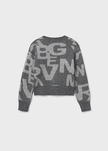 Gray sweater for girl MAYORAL