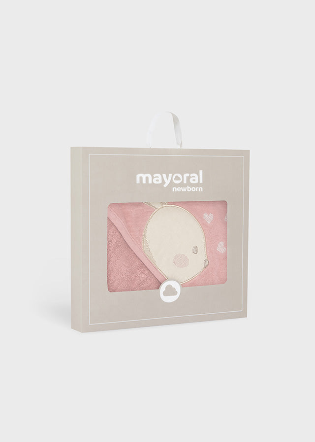 Хавлия за бебе MAYORAL, цвят бледорозов