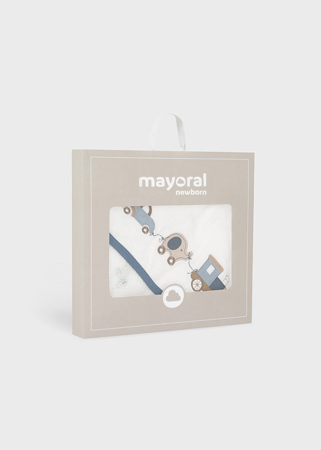 Хавлия за бебе MAYORAL, цвят боровинка