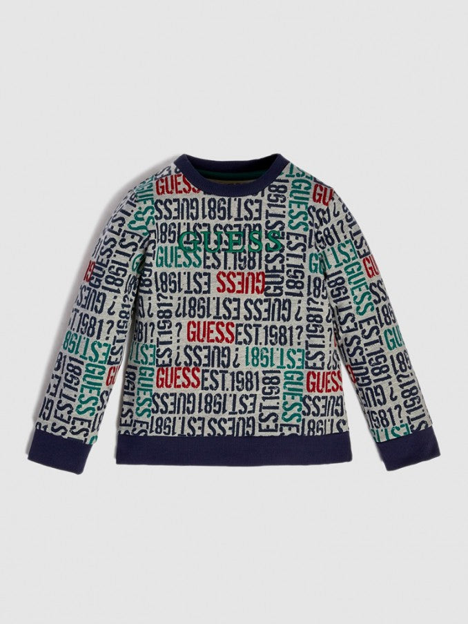 Плътна блуза за момче Guess