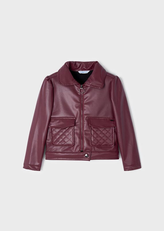 Leather jacket for girl MAYORAL