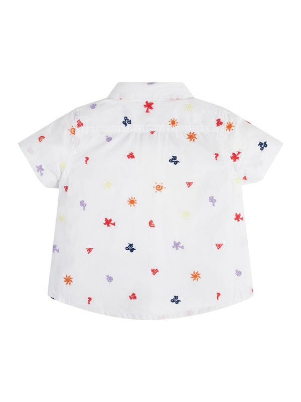 Guess white boy's shirt