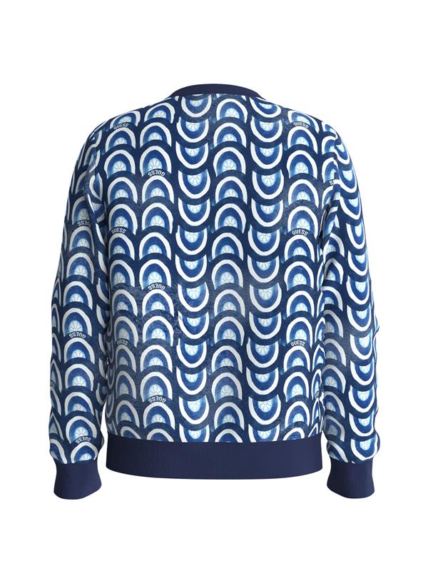 Детска блуза в тъмно син Guess