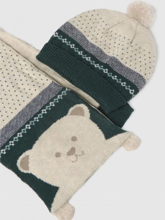 Hat and scarf set for boy MAYORAL